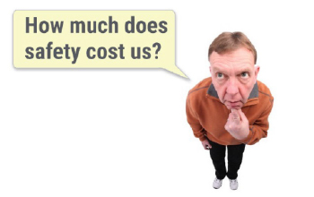 Man asking how much safety costs