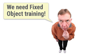 Man saying "We need Fixed Object training!"