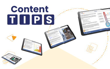 Content tips and multiple floating tablets